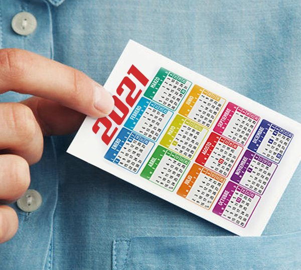Impresión de calendarios