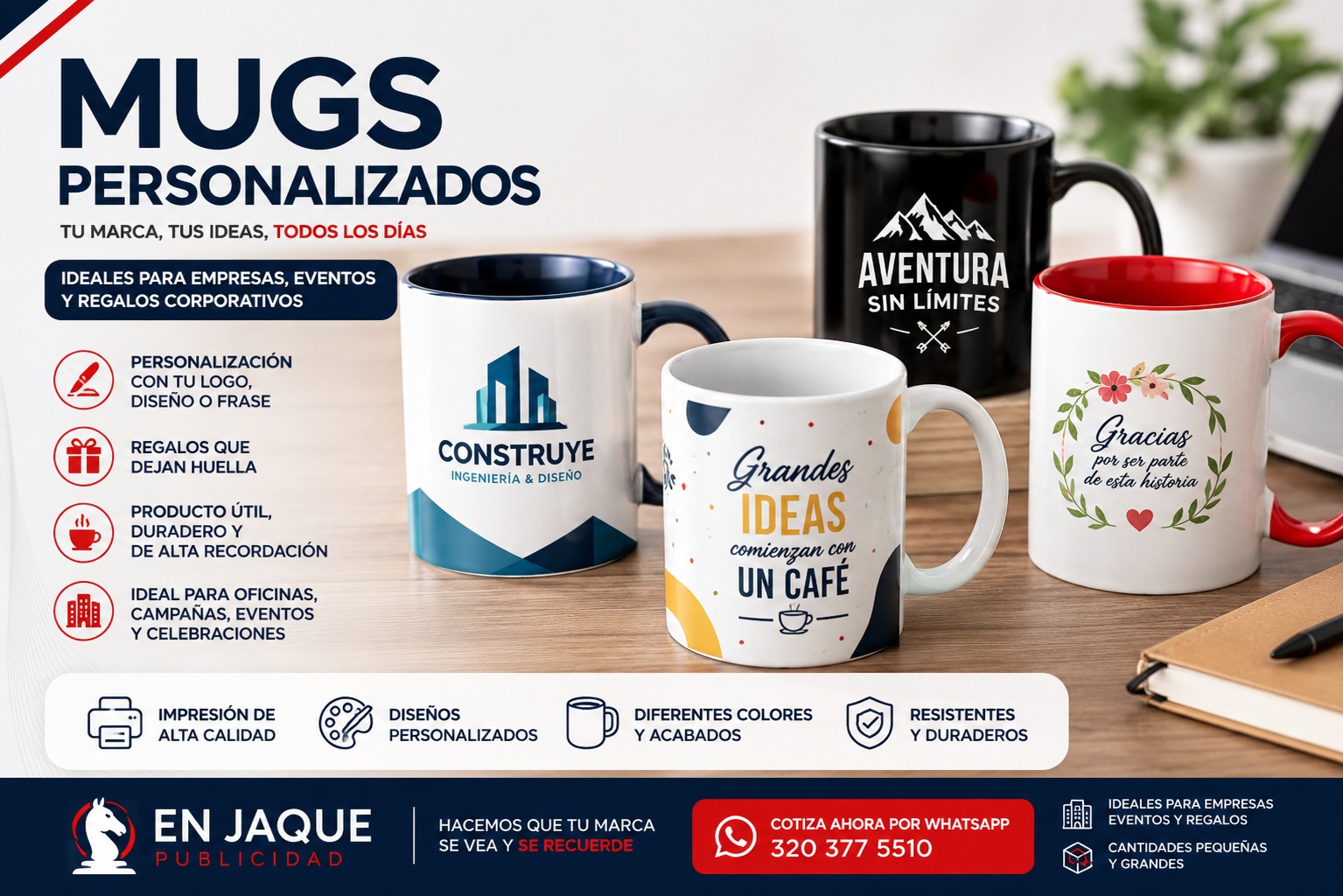 mugs personalizados