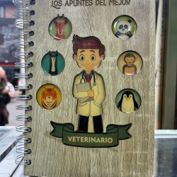 cuadernos en madera
